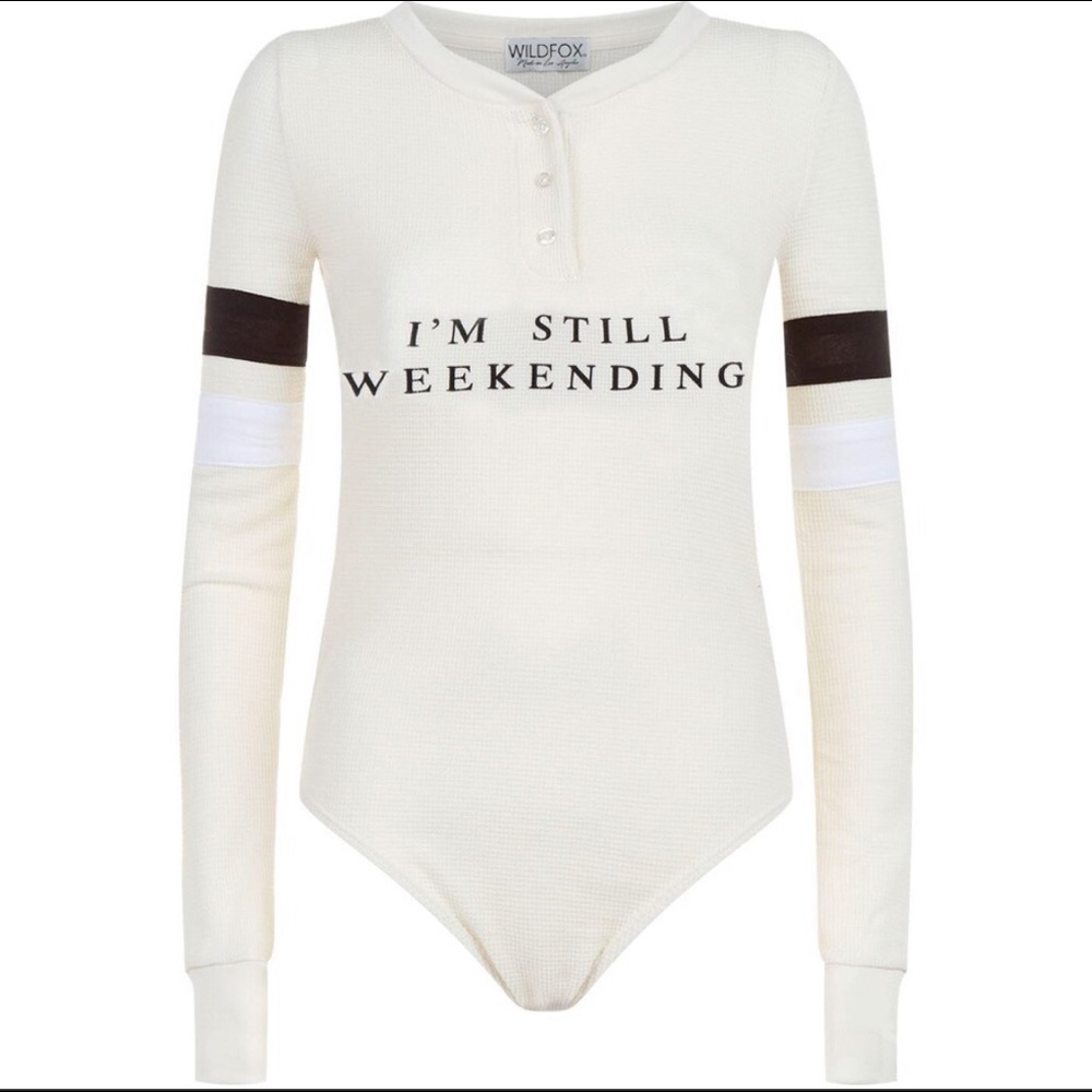 NWT Wildfox Thermal Bodysuit